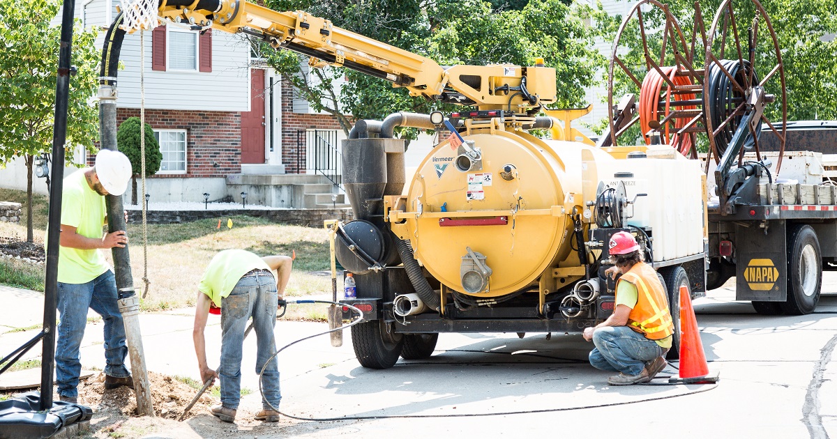 Excavation professionals on a job site