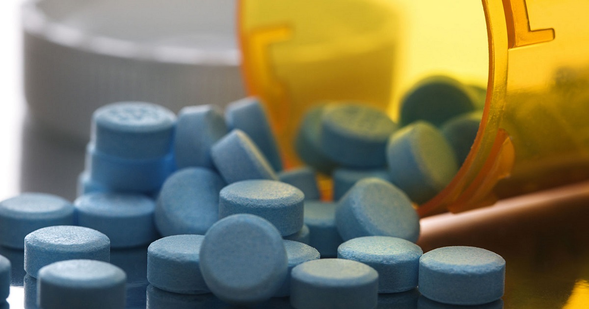 Bottle of prescription pills