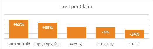 2018 Causes of Workplace Injury (Severity) 2018 Causes of Workplace Injury (Severity)