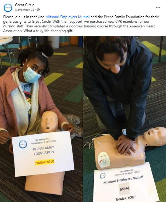 Great Circle Facebook Post